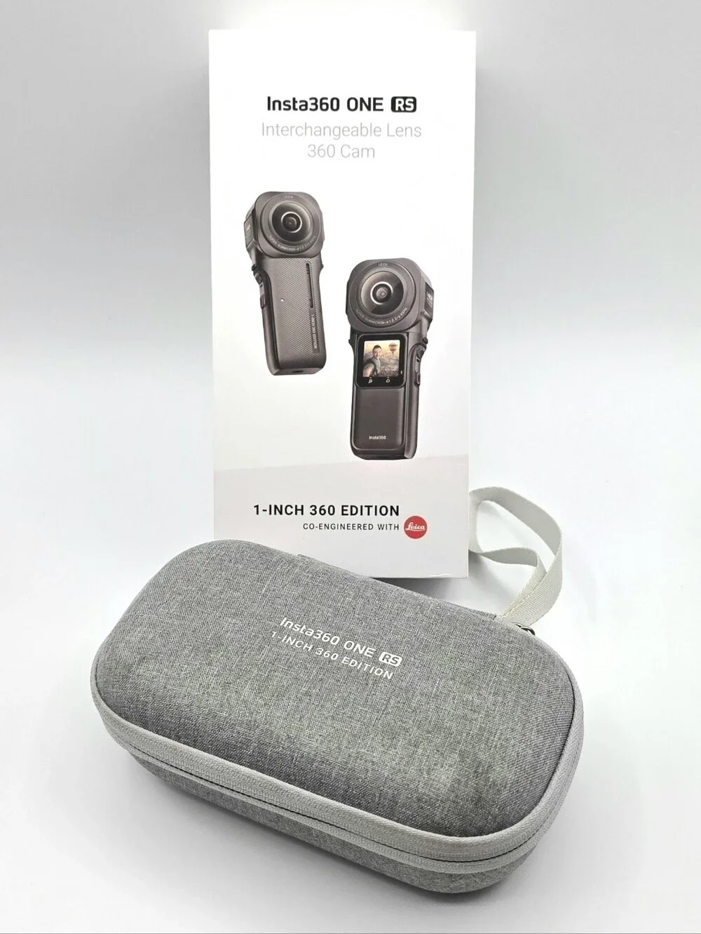 Insta360 ONE RS 1-Inch 360 Edition Leica Camera Complete Set w/ Case & Box